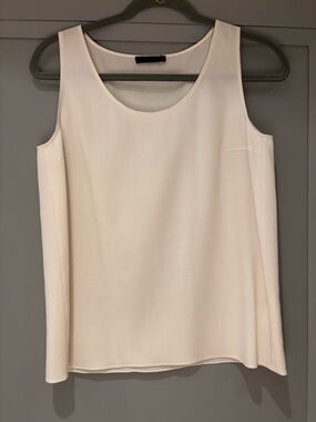 The Row Cream Sleeveless Top